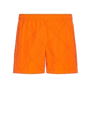 Bottega Veneta Intreccio Swim Shorts in Juice - Orange. Size S (also in M).