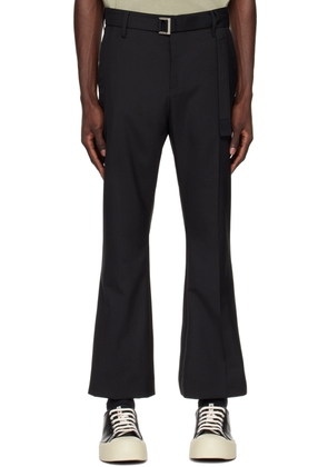 sacai Black Belted Trousers