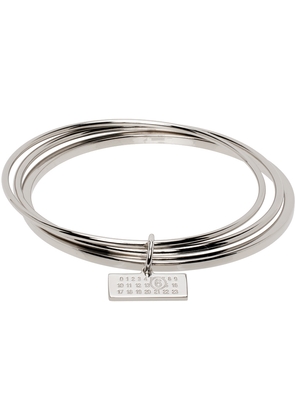 MM6 Maison Margiela Silver Tubing Bracelet
