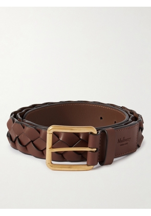 Mulberry - Heritage 3.5cm Braided Leather Belt - Men - Brown - S