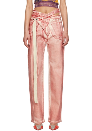 Ottolinger SSENSE Exclusive Red Jeans