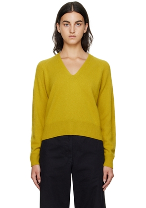 Margaret Howell Yellow Cropped Sweater