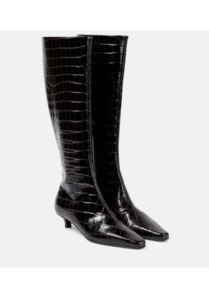 Toteme Leather knee-high boots