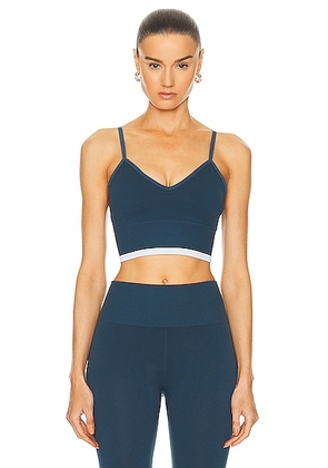 THE UPSIDE Form Seamless Bronte Bra in Blue - Blue. Size XS (also in S).