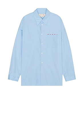 Marni L/S Shirt in Iris Blue - Baby Blue. Size 52 (also in 50).