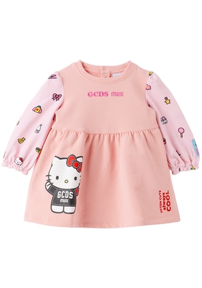 GCDS Kids Baby Pink Hello Kitty Edition Dress