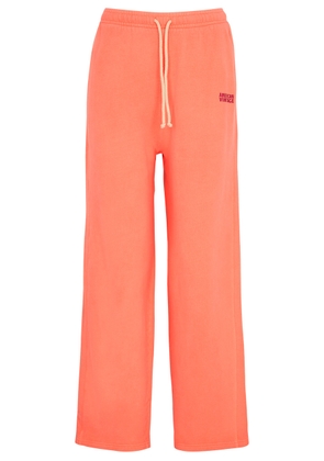 American Vintage Izubird Logo Stretch-cotton Sweatpants - Orange - M
