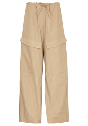 Paris Georgia Herb Cotton-blend Cargo Trousers, Trousers, Pockets - Sand - M