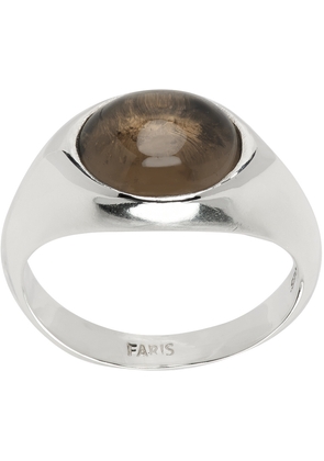 FARIS SSENSE Exclusive Silver Eye Ring