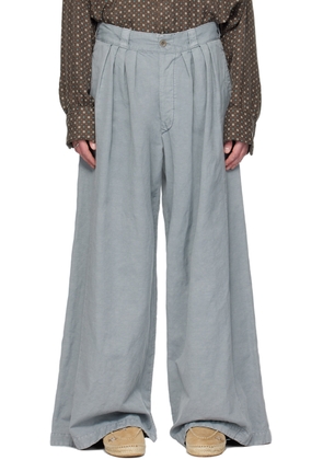 Maison Margiela Blue Relaxed Trousers