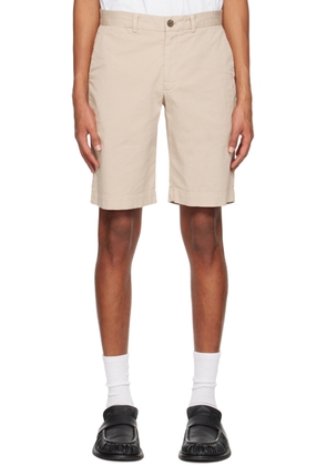Sunspel Beige Garment-Dyed Shorts