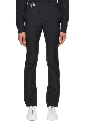 Givenchy Gray U-Lock Trousers