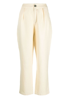 SIEDRES wide-leg linen trousers - Neutrals