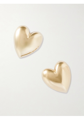 Jennifer Fisher - Small Puffy Hearts Gold-plated Earrings - One size