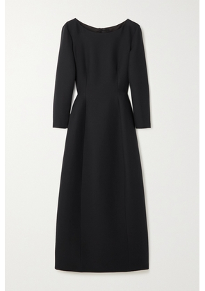 The Row - Lilibet Wool And Silk-blend Crepe Midi Dress - Black - US0,US2,US4,US6,US8,US10,US12