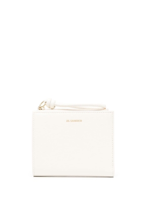 Jil Sander small bi-fold leather purse - Neutrals