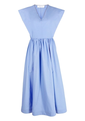 Fabiana Filippi V-neck midi dress - Blue