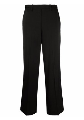 Forte Forte elasticated waistband straight trousers - Black