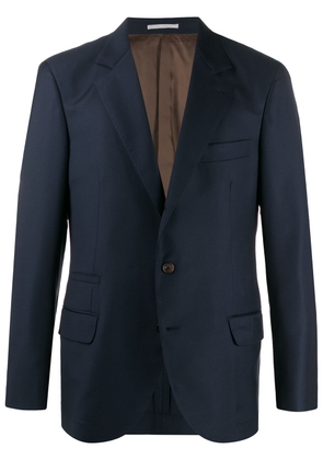 Brunello Cucinelli single-breasted tailored blazer - Blue