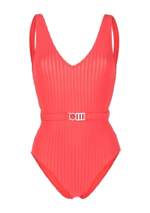 Solid & Striped The Michelle Belt open-back swimsuit - Orange
