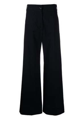 Patou wide-leg high-waisted trousers - Blue