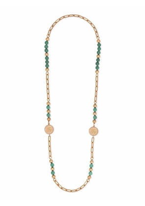 Dolce & Gabbana DG-logo medallion necklace - Gold