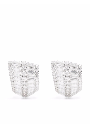 Swarovski Hyperbola crystal earrings - Silver