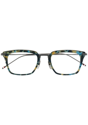 Thom Browne Eyewear tortoiseshell effect glasses - Grey