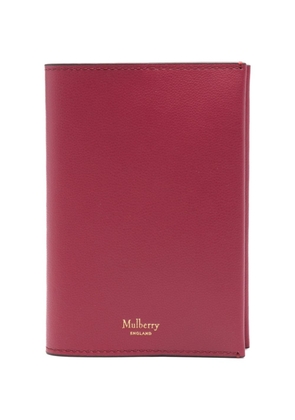 Mulberry leather passport case - Pink