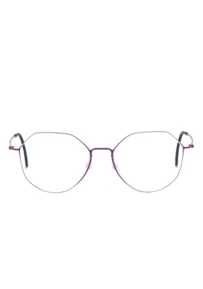 Lindberg 5540 geometric-frame glasses - Purple