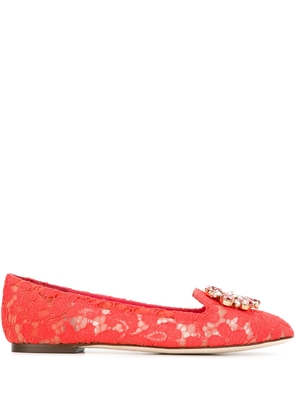 Dolce & Gabbana Vally slippers - Red