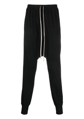 Rick Owens DRKSHDW cotton drop-crotch trousers - Black