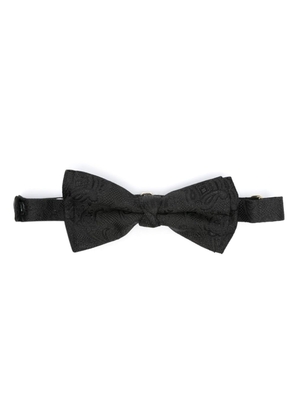 ETRO paisley-print silk-blend bow tie - Black
