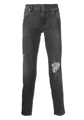 Dolce & Gabbana distressed skinny jeans - Grey