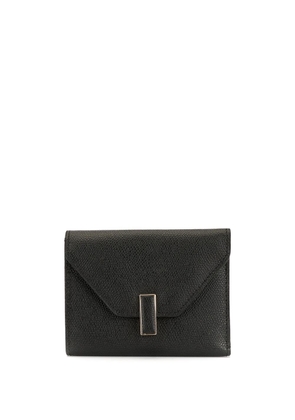 Valextra Iside pebbled wallet - Black