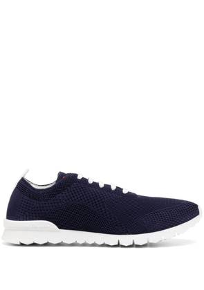 Kiton low-top knitted sneakers - Blue
