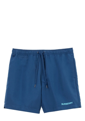 Burberry logo-print drawstring swim shorts - RICH NAVY