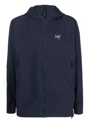 Arc'teryx logo-embroidered hooded jacket - Black