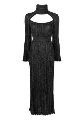 Antonino Valenti Doris cut-out glittery dress - Black