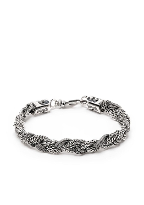 Emanuele Bicocchi braided bracelet - Silver