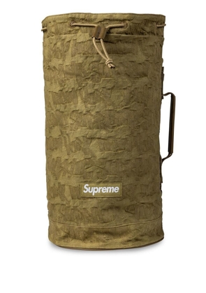 Supreme fat tip jacquard denim backpack - Green