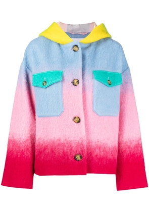 Mira Mikati ombré-effect hooded jacket - Multicolour