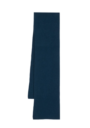 Pringle of Scotland fine-ribbed scarf - Blue