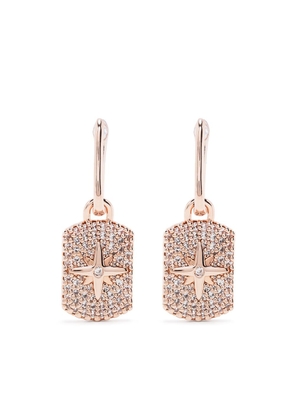 APM Monaco Meteorites hanging hoop earrings - Gold
