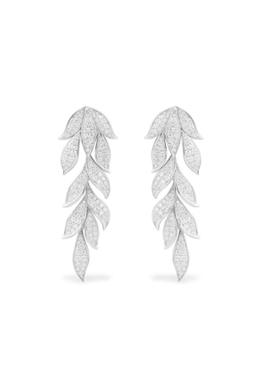 APM Monaco crystal-embellished dangle earrings - Silver