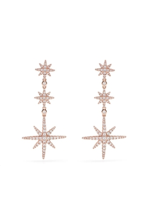 APM Monaco crystal-star drop earrings - Gold