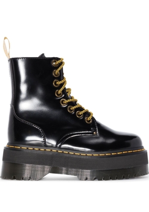 Dr. Martens high-shine finish lace-up boots - Black