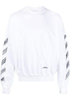 Off-White Scribble Diag-print sweatshirt