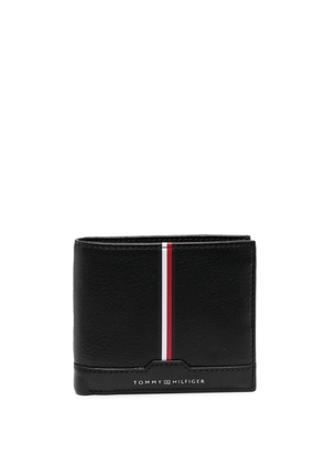Tommy Hilfiger tape detail bi-fold wallet - Black