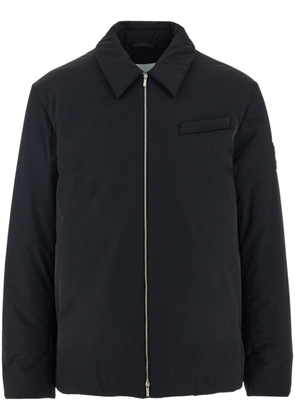 Ferragamo logo-appliqué padded shirt jacket - Black